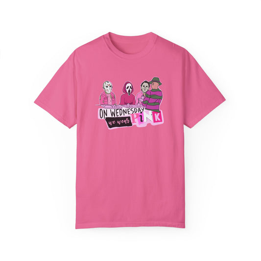 Horror Version of "On Wednesdays We Wear Pink" T-Shirt