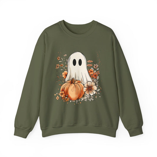 Autumn Pumpkin Ghost Sweatshirt